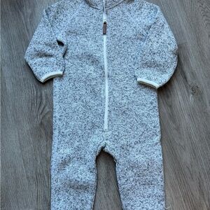 NWOT H&M Soft Gray Kids Footie